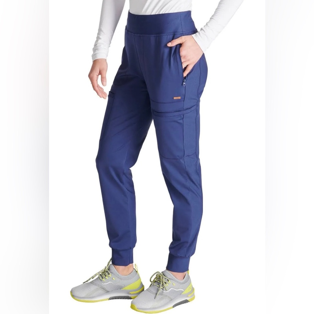 NWT Cherokee Form Mid-Rise Jogger Scrub Pant - Small - Picture 5 of 12